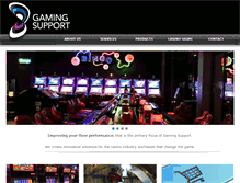 Tablet Screenshot of gamingsupport.com